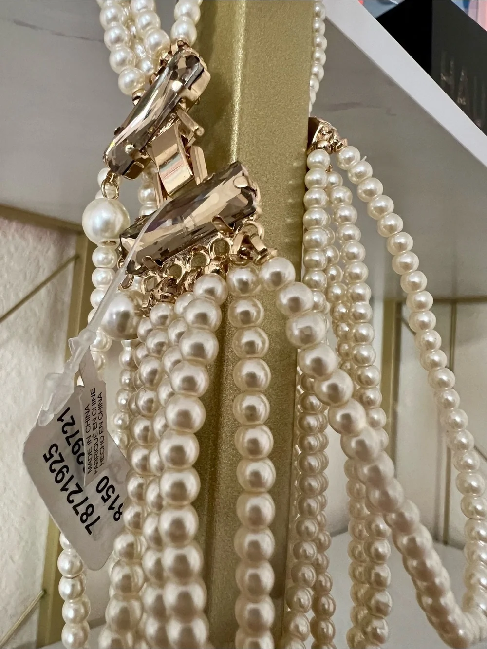 NWT Free People Too Late Pearl Shoulder Piece